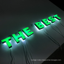 Led alphabet backlight letters acrylic 3d face lighting any color logo sign electronic signs